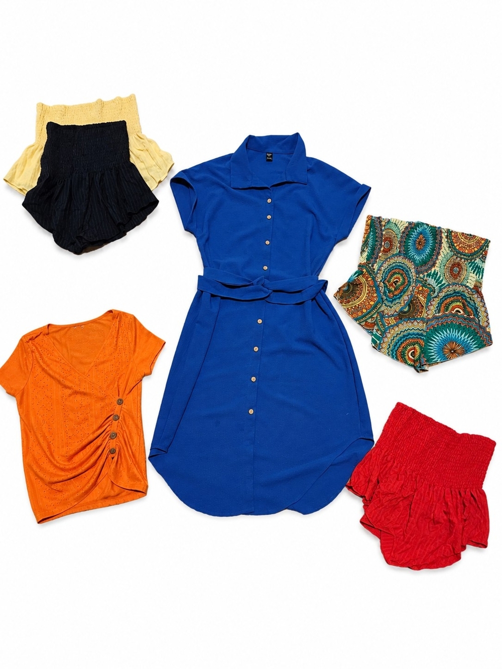 Shein BUNDLE size Large - 5 Tops 1 Shrit Dress
